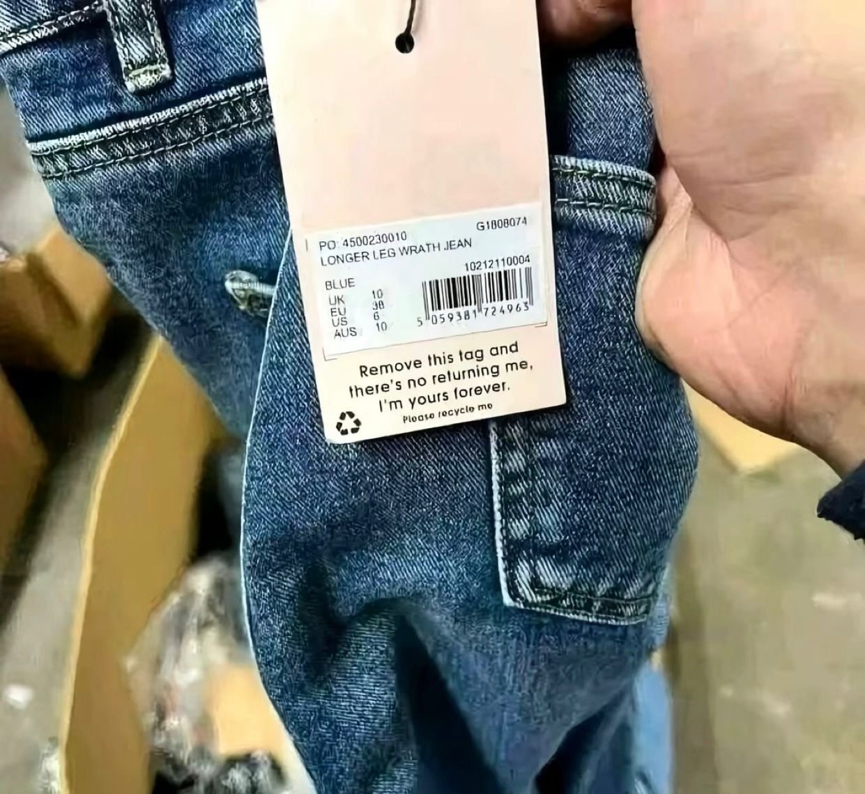 Jeans Pallet liquidation – Bild 2