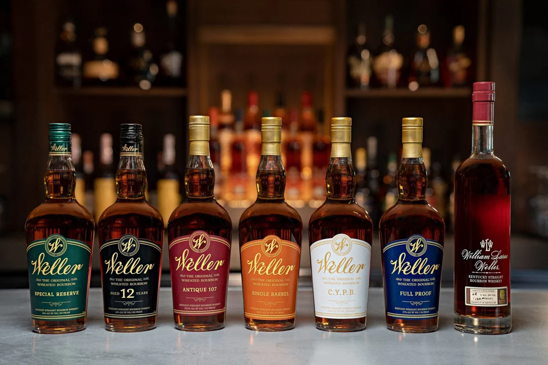 Quality Weller whiskey pallets liquidation