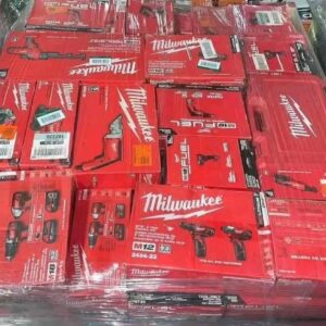 Milwaukee Tools Pallet – 120 Mixed Professional Tools